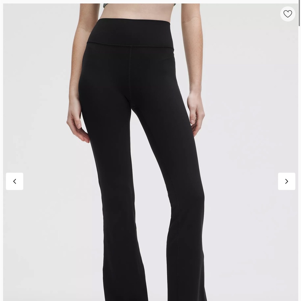 Lululemon Black Flare Bootcut Pants